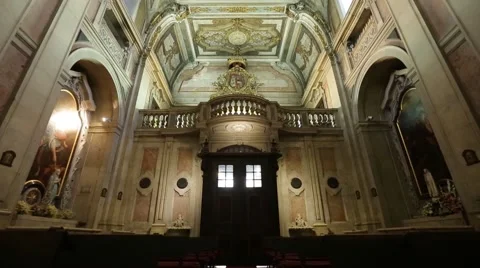 Inside the church Stock Footage 59913712