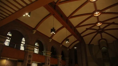 Inside Church Stock Footage 74403715