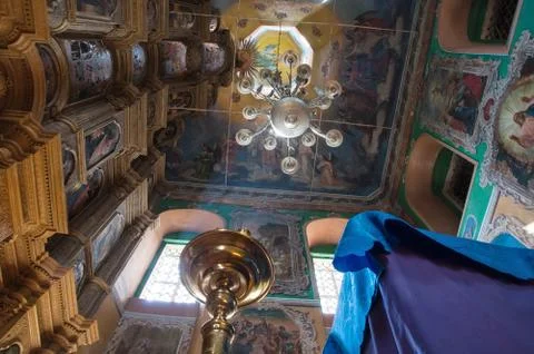 Inside the church Stock Photos