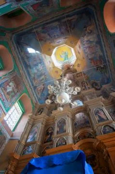 Inside the church Stock Photos