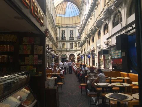 Inside the Cicek Pasaji. Stock Photos