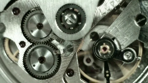 Inside the clock Stock Footage 542904