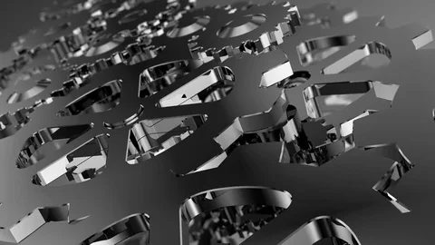 Inside a clock, infinite into the clockwork mechanism. Watch mechanism macro Stock Footage 80923057