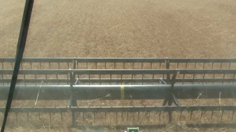 Inside Combine Stock Footage 35578997