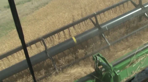 Inside Combine Stock Footage 35599770
