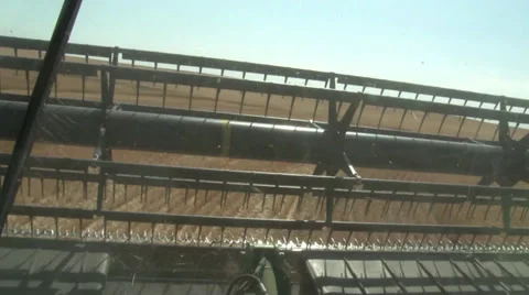 Inside Combine Stock Footage 35599825