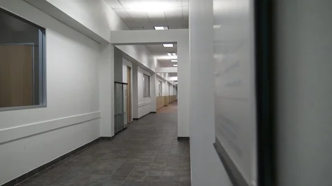 Inside commercial building - culinary school Stock Footage 87343939