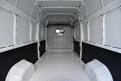 Inside commercial van Stock Photos