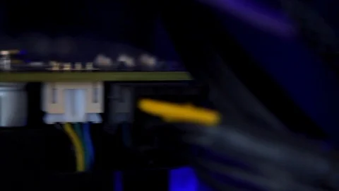 Inside a computer Stock Footage 88437612