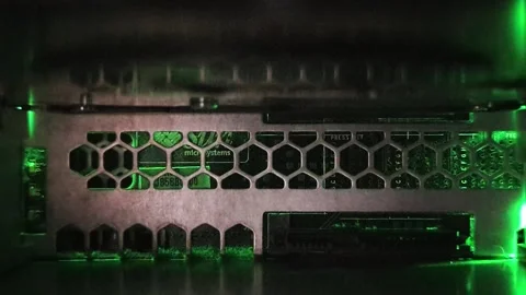 Inside the computer Stock Footage 252155148