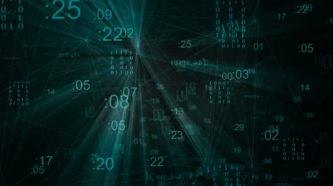 Inside a computer network Stock Footage 37778569