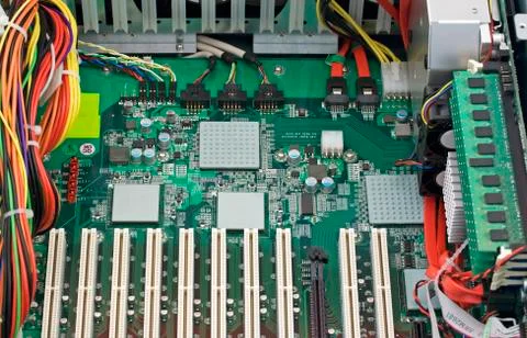 Inside a computer Stock Photos