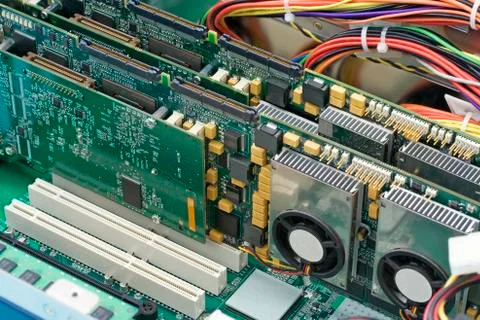 Inside a computer Stock Photos