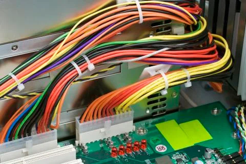 Inside a computer Stock Photos