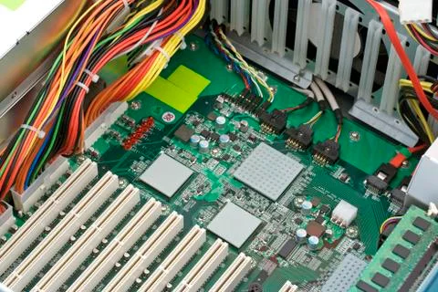 Inside a computer Stock Photos