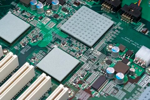 Inside a computer Stock Photos