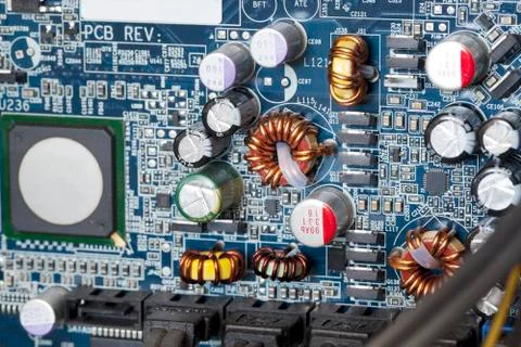 Inside a computer Stock Photos