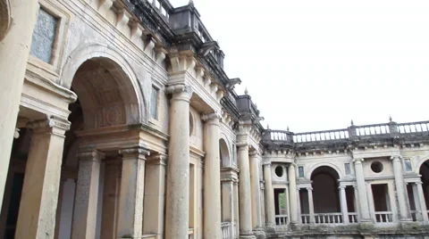 Inside Convent of the Order of Christ Stock Footage 56876281