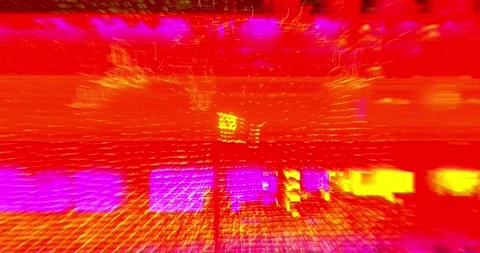 Inside Cryptocurrencies. Digital Dollar Bills Background. Stock Footage 151924963