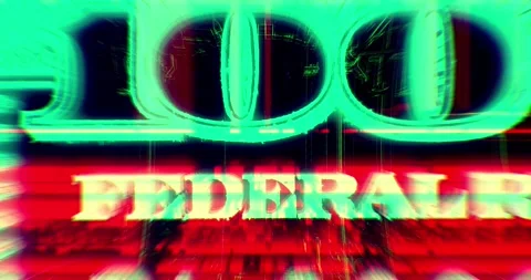 Inside Cryptocurrencies. Digital Dollar Bills Background. Stock Footage 151925744