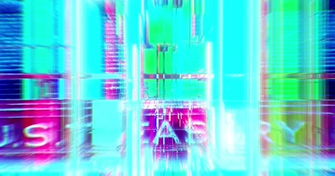 Inside Cryptocurrencies. Digital Dollar Bills Background. Stock Footage 151925754