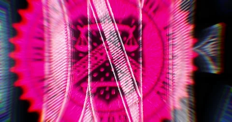 Inside Cryptocurrencies. Digital Dollar Bills Background. Stock Footage 155513583