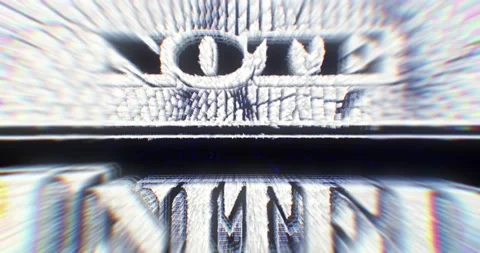 Inside Cryptocurrencies. Digital Dollar Bills Background. Stock Footage 155513700