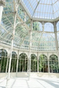 Inside the crystal palace Stock Photos