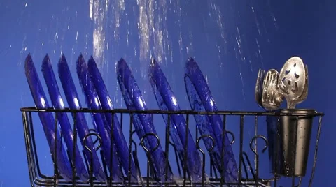 Inside a dishwasher Stock Footage 8622525