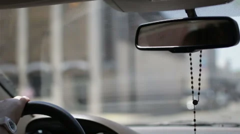 Inside driving point of view 스톡 동영상 50721326