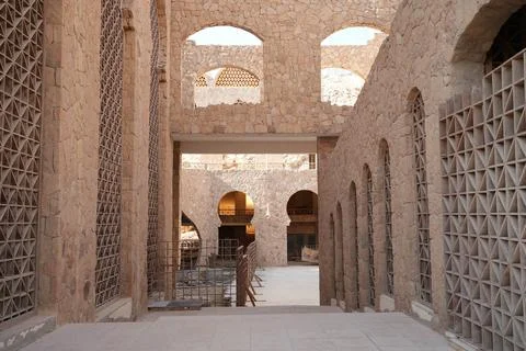 Inside an Egyptian local building Stock-Fotos