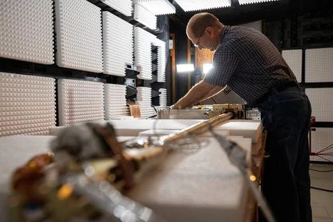 Inside the Electromagnetic Lab at NASA s Kennedy Space Center in Florida, ... Stock Photos
