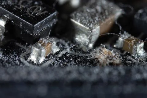 Inside of electronic devices Stock Photos