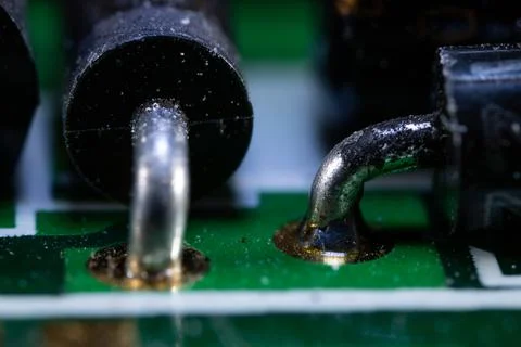 Inside of electronic devices Stock Photos