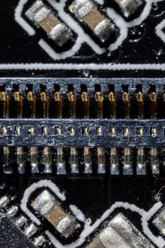 Inside of electronic devices Stock Photos