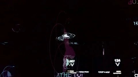 Inside Elevator At The Top Burj Khalifa Dubai Full Ride And LCD Displays Stock Footage 131154626