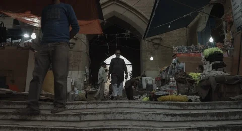 Inside Empress Market Video stock 101779945