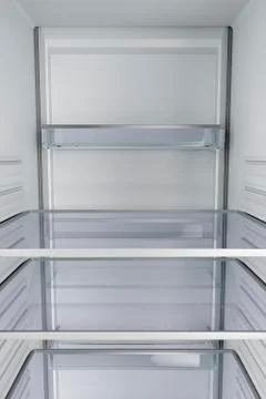 Inside of an empty fridge Stock Illustration