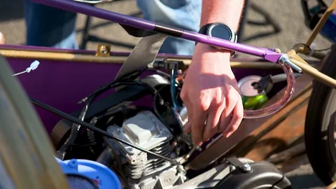 Inside of engine Stock Footage 112552623