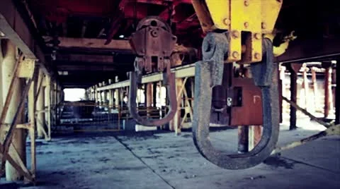 Inside Factory view Video stock 10965990