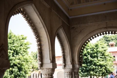 Inside Famous City Palace Stock Photos