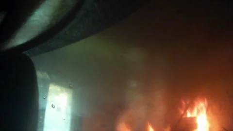 Inside the Fire Stock Footage 250849798