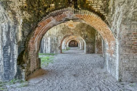Inside Ft Pickens Stock Photos