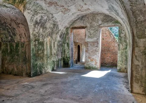 Inside Ft Pickens Stock Photos