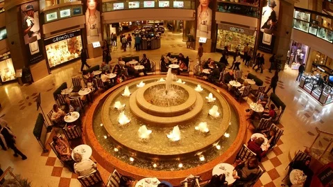 Inside of the Galerias Pacifico Stock-Footage 72838888