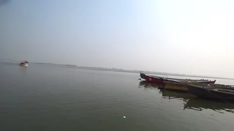 Inside the ganges river Stock Footage 157361341