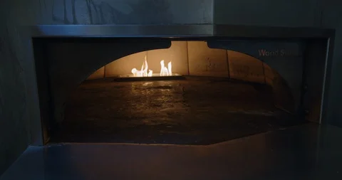 Inside of a Gas Fired Oven Stock-Footage 129850009