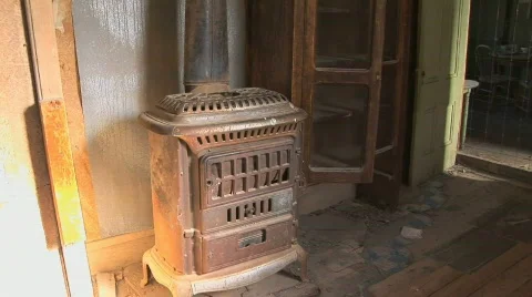 Inside a ghost town home Stock Footage 519361