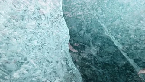 Inside glacier 2 Video stock 182369534