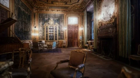 Inside the great drawing room interior Vidéo 140677474